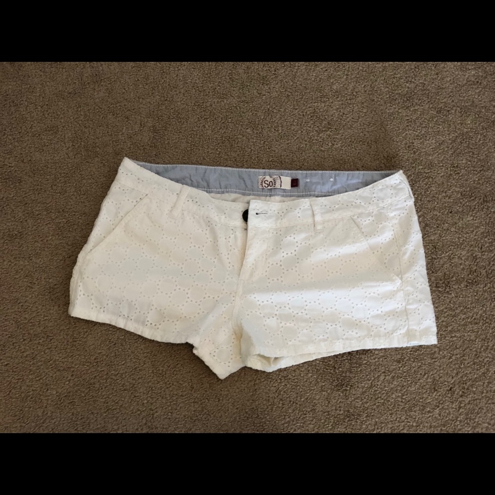 White shorts
